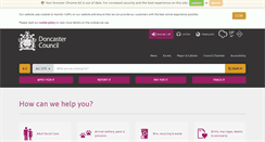 Desktop Screenshot of doncaster.gov.uk